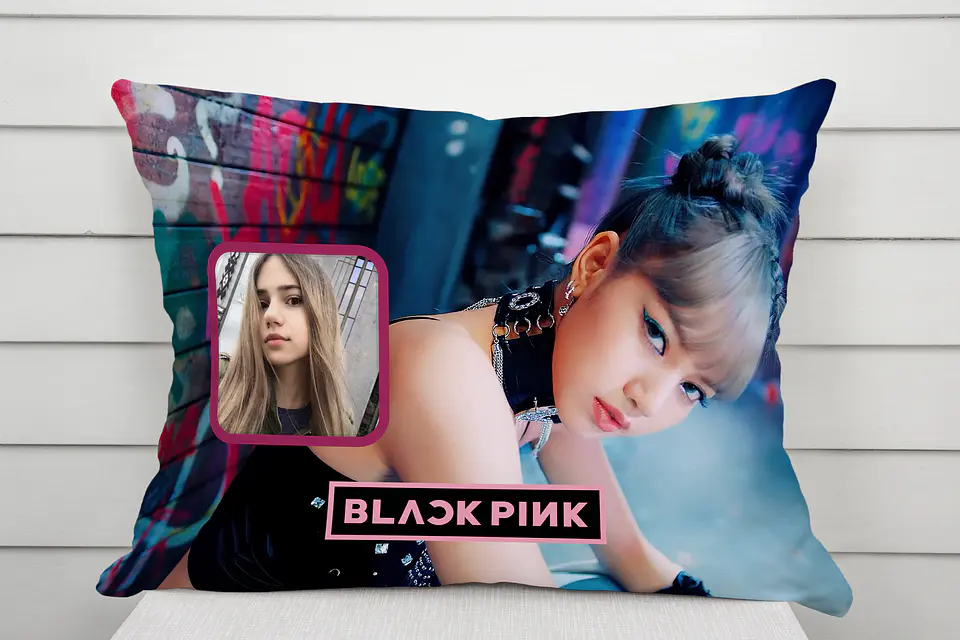 Almofada BLACKPINK Personalizada com Foto – Coleção K-Pop Klink & Idol 1
