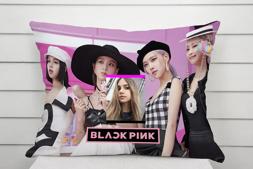 Almofada BLACKPINK Personalizada com Foto – Coleção K-Pop Klink & Idol 2