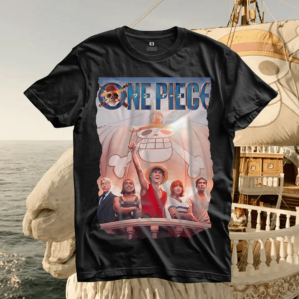 Coleção Exclusiva T-Shirts One Piece Live Action – Zirpa para a Grande Rota com Estilo Premium! 1
