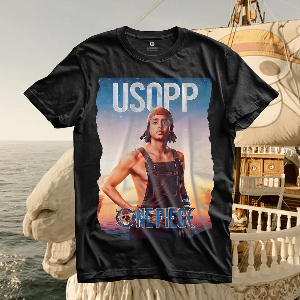 Coleção Exclusiva T-Shirts One Piece Live Action – Zirpa para a Grande Rota com Estilo Premium! 2