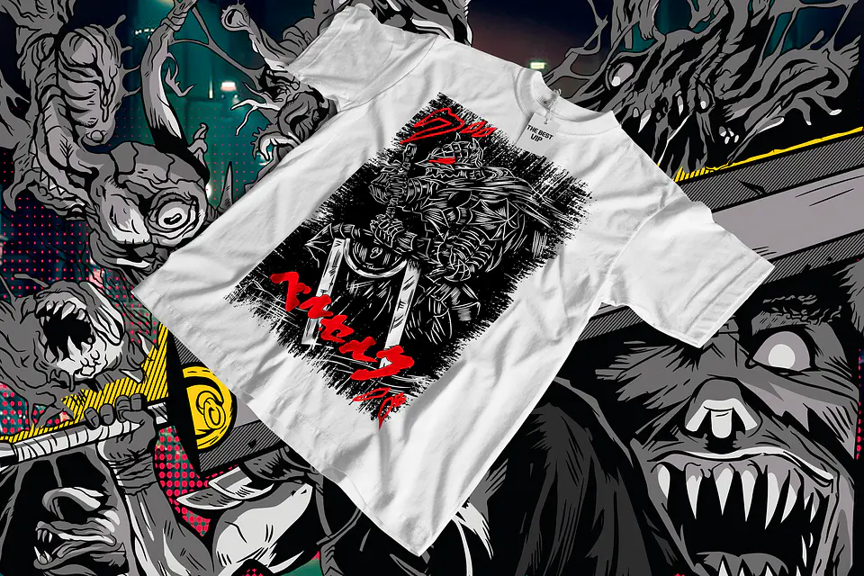⚔️ Coleção T-Shirts Anime Dark Fantasy | Estilo Manga & Pop Culture Europe 6