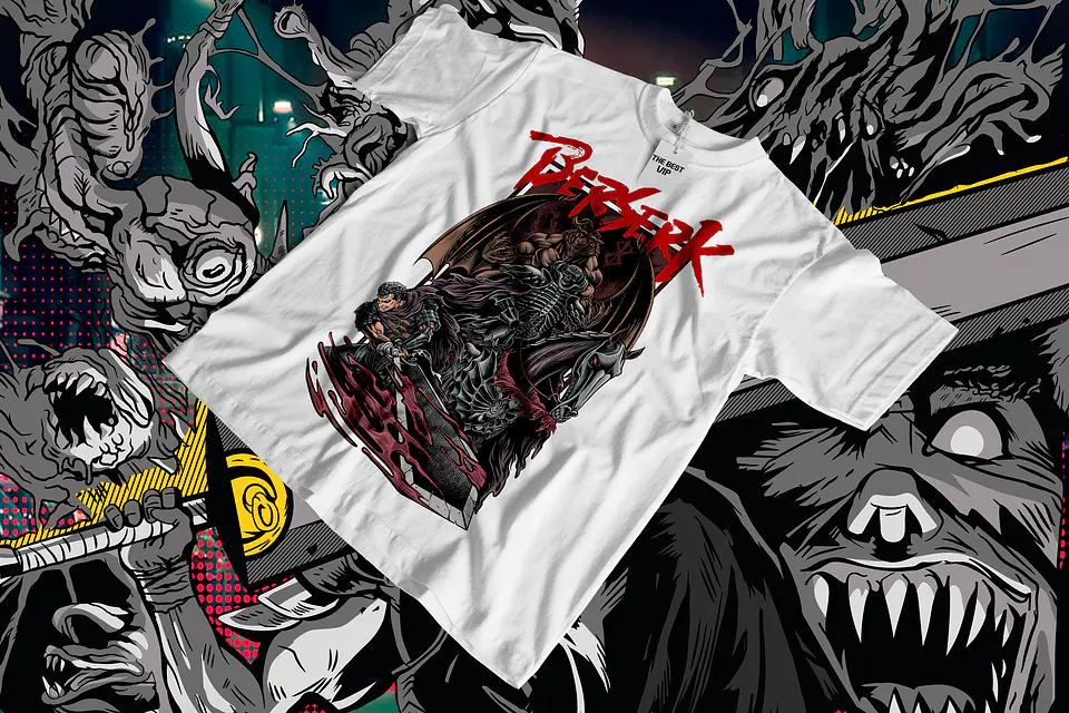 ⚔️ Coleção T-Shirts Anime Dark Fantasy | Estilo Manga & Pop Culture Europe 9