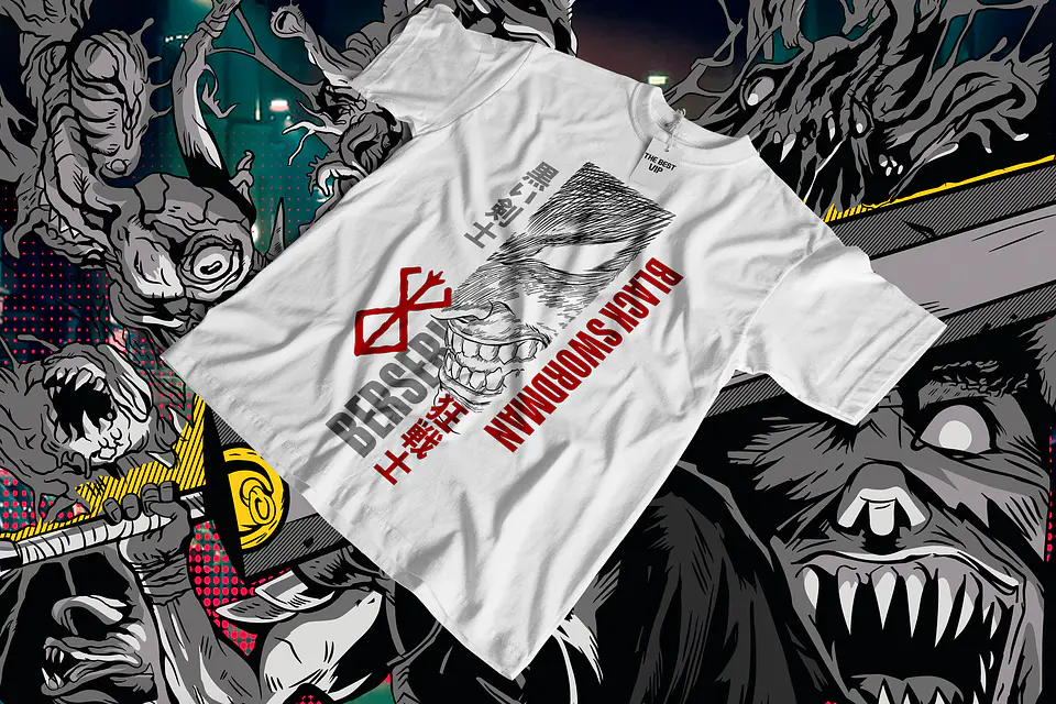 ⚔️ Coleção T-Shirts Anime Dark Fantasy | Estilo Manga & Pop Culture Europe 10