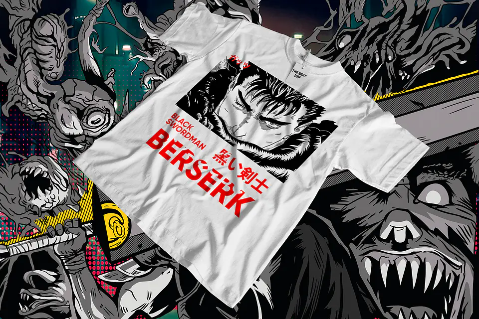⚔️ Coleção T-Shirts Anime Dark Fantasy | Estilo Manga & Pop Culture Europe 11