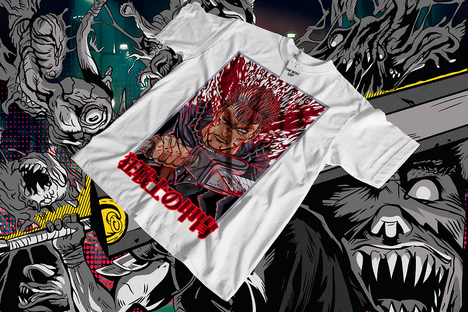 ⚔️ Coleção T-Shirts Anime Dark Fantasy | Estilo Manga & Pop Culture Europe 12