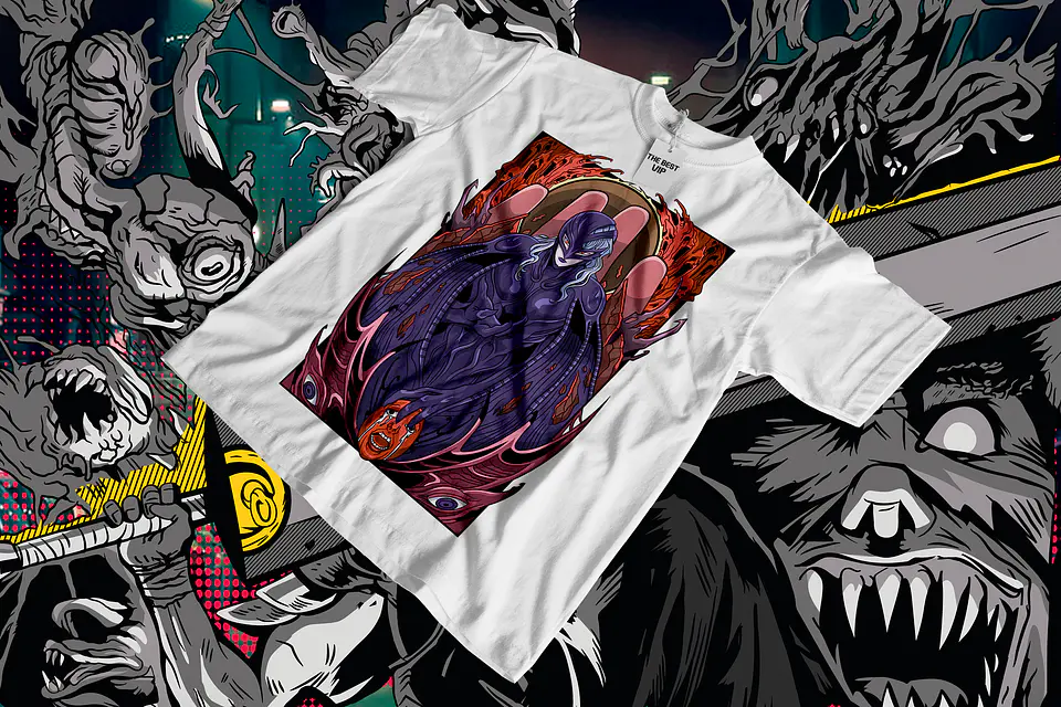 ⚔️ Coleção T-Shirts Anime Dark Fantasy | Estilo Manga & Pop Culture Europe 13