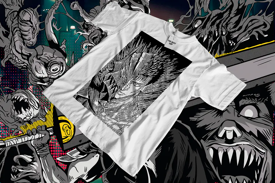 ⚔️ Coleção T-Shirts Anime Dark Fantasy | Estilo Manga & Pop Culture Europe 14