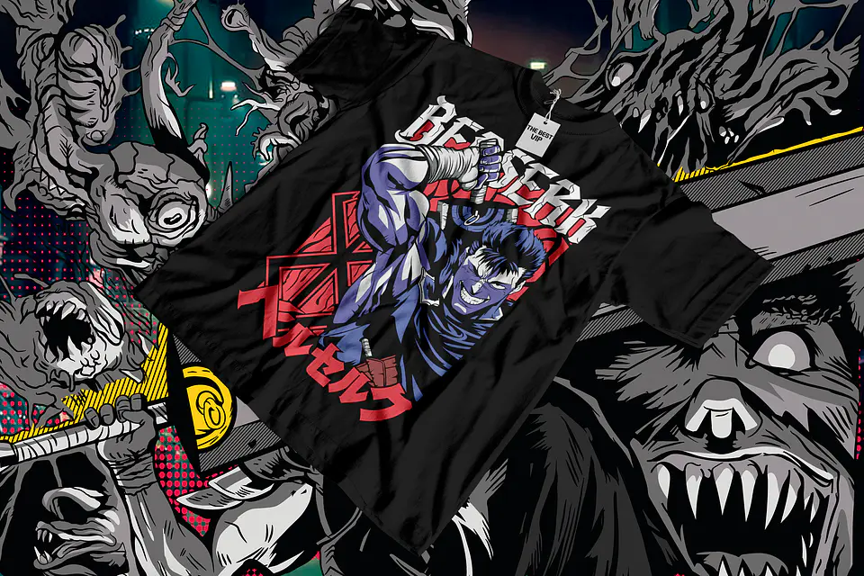 ⚔️ Coleção T-Shirts Anime Dark Fantasy | Estilo Manga & Pop Culture Europe 17