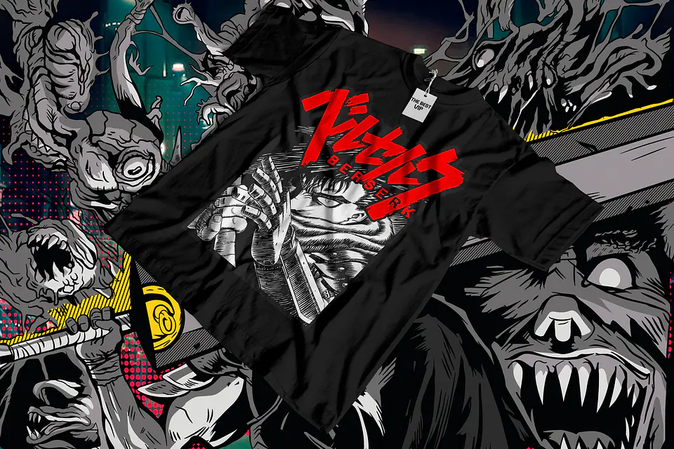⚔️ Coleção T-Shirts Anime Dark Fantasy | Estilo Manga & Pop Culture Europe 18