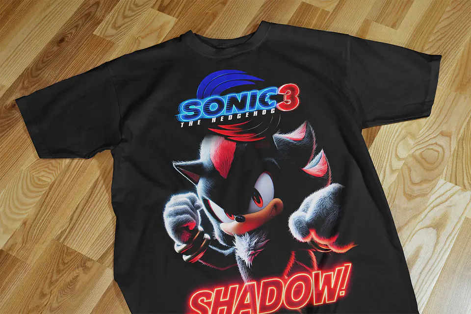 T-shirts Temáticas Inspiradas no Universo Sonic 3 ⚡🔥 3