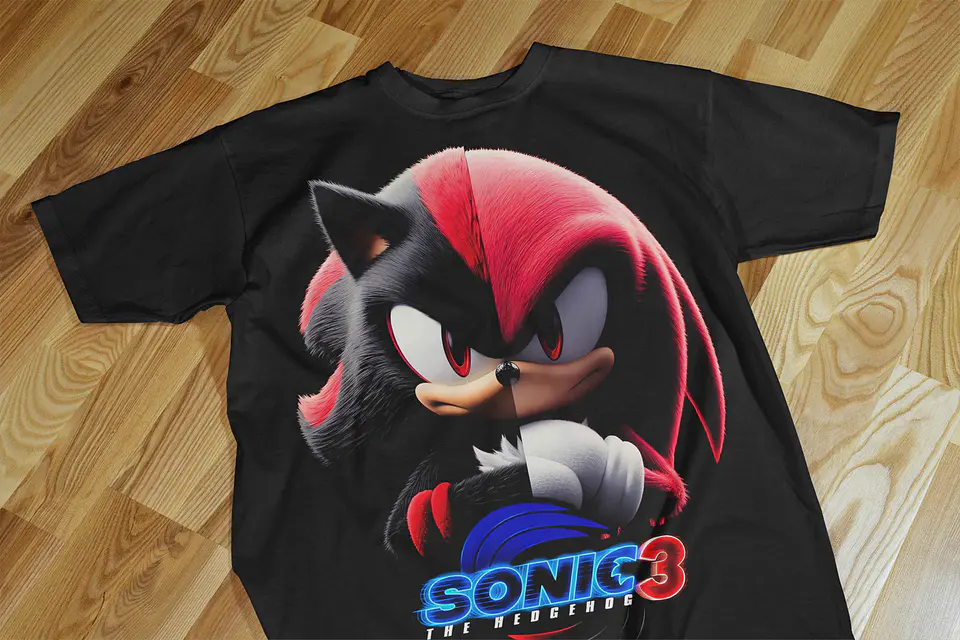 T-shirts Temáticas Inspiradas no Universo Sonic 3 ⚡🔥 9