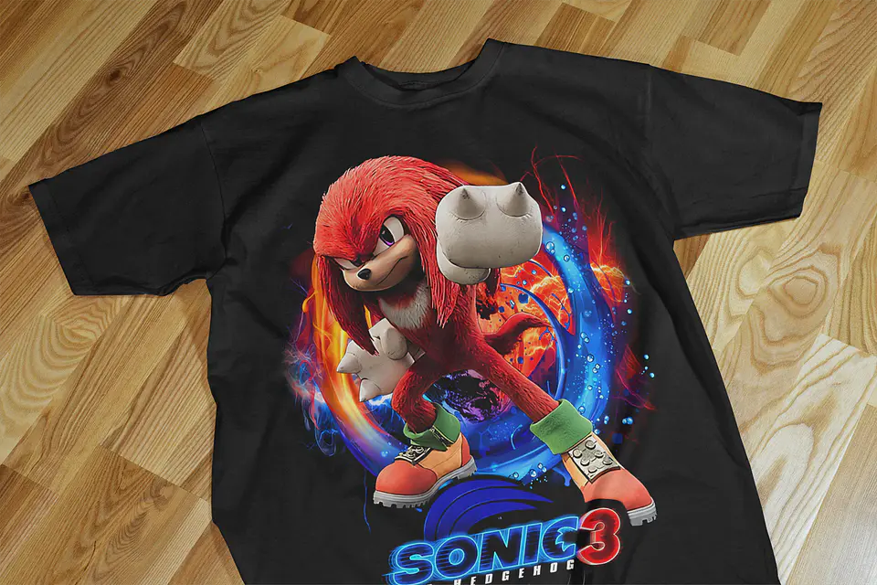 T-shirts Temáticas Inspiradas no Universo Sonic 3 ⚡🔥 15