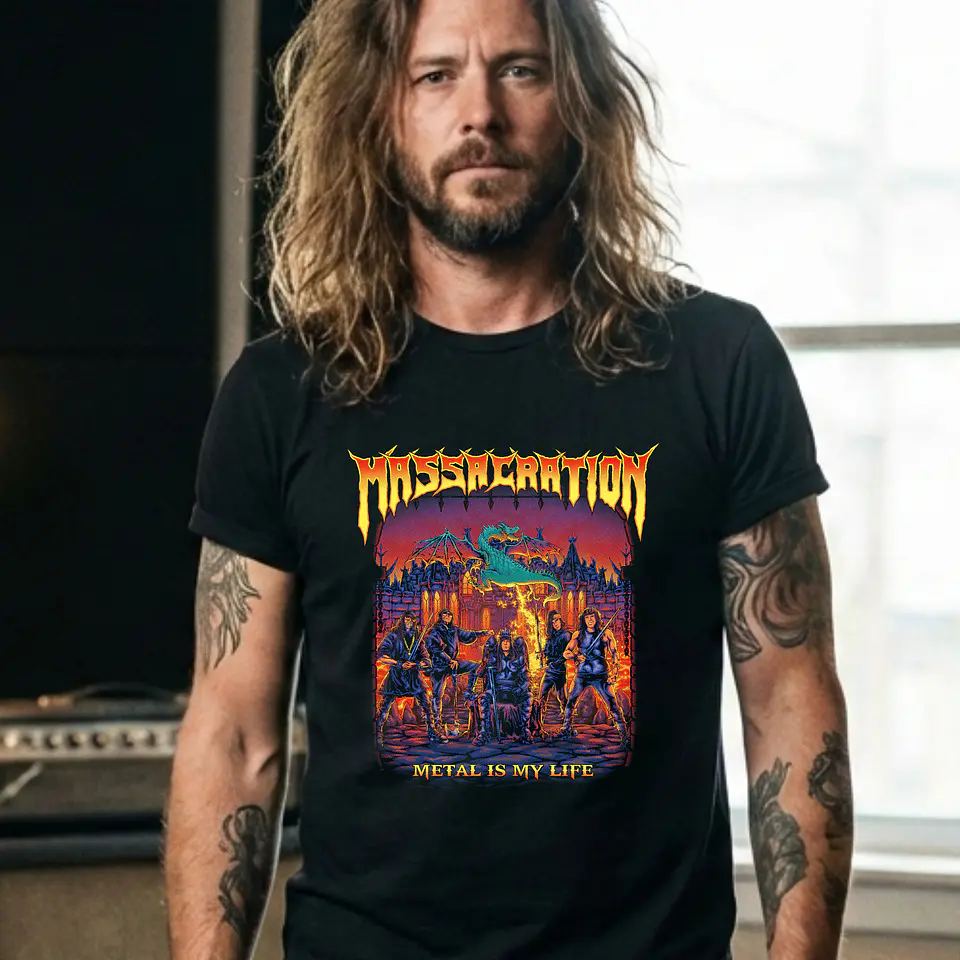 Coleção  Massacration Portugal 2026: Metal Is My Life! ESTAMPA DUPLA 2 1