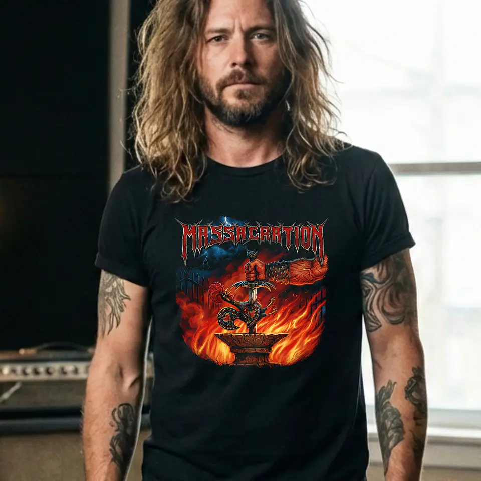 Coleção  Massacration Portugal 2026: Metal Is My Life! ESTAMPA DUPLA 2 3