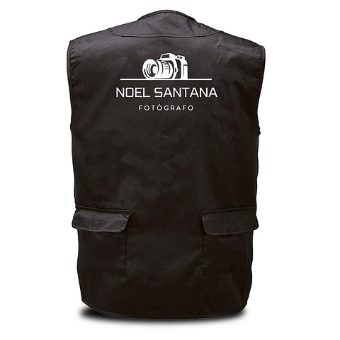 Colete Profissional Multi-Bolsos Personalizável