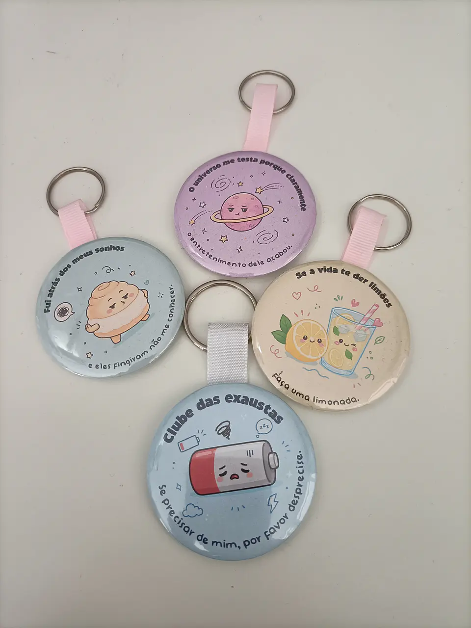 Porta-Chaves Identificador de Mochilas e Material Escolar Personalizado (58mm) 1