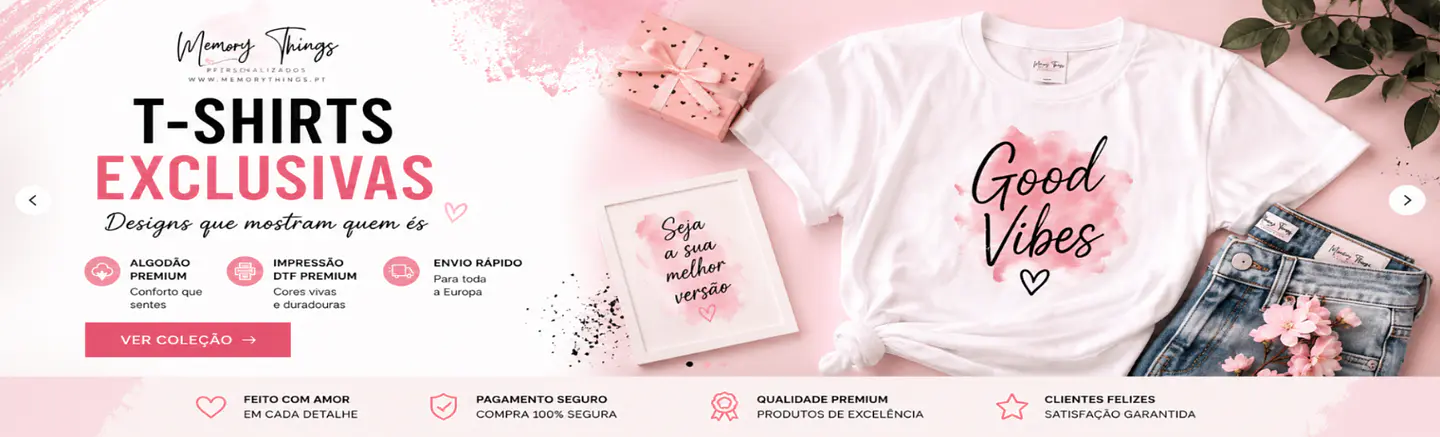 T-Shirts Exclusivas