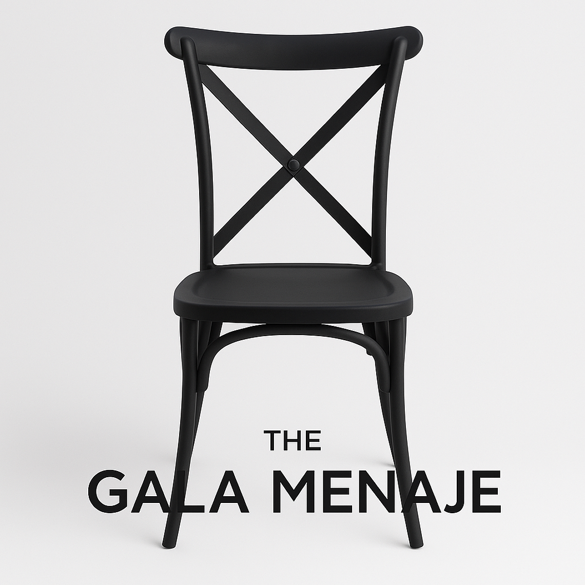 Sillas Crossback blancas y negras 2