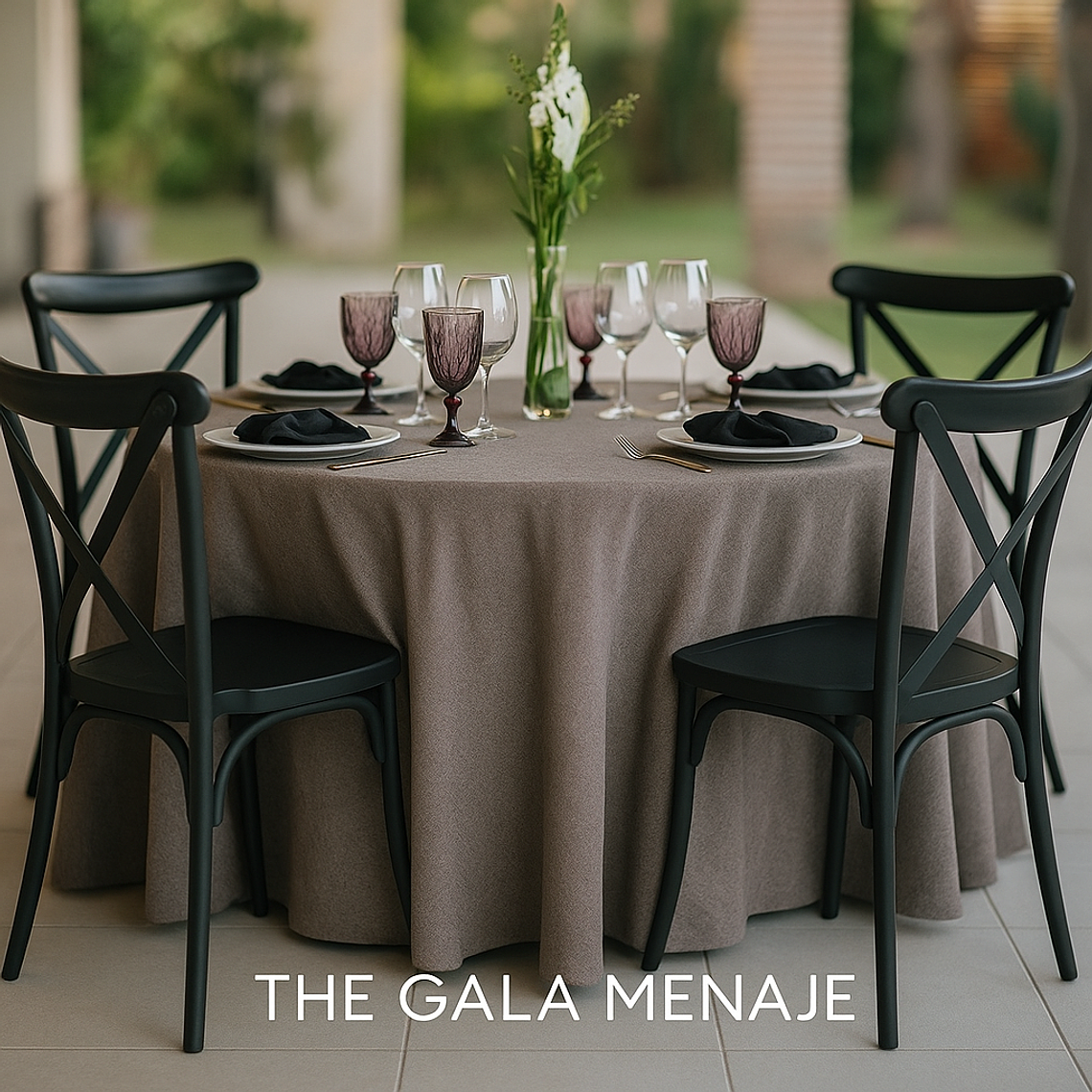 Sillas Crossback blancas y negras 3