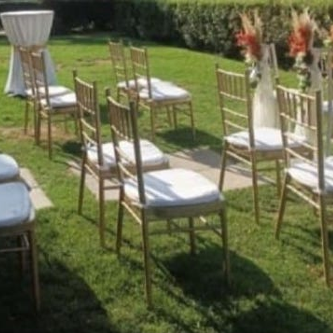 Sillas boda chiavari metal doradas 1