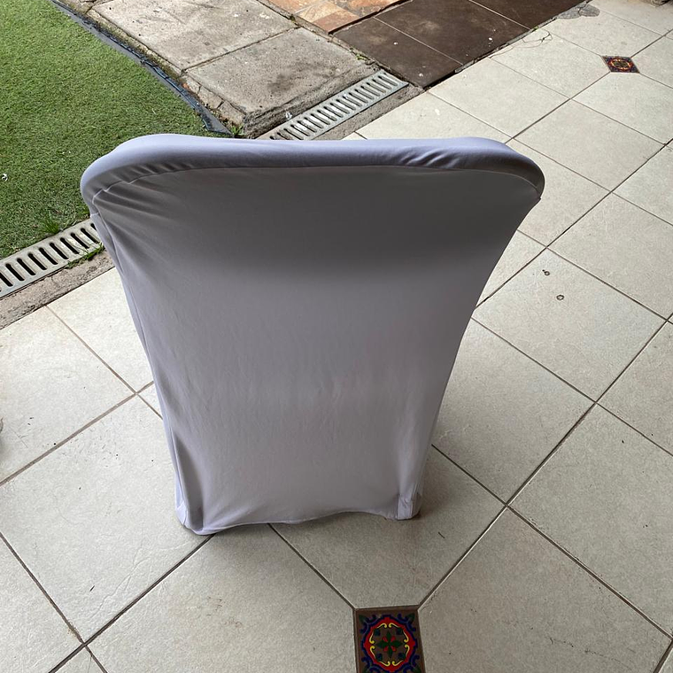 Fundas para sillas spandex blanco, azul y rojo 2