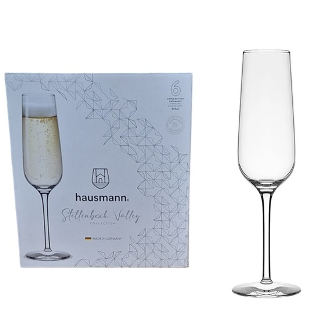 SET X 6 COPAS STELLENBOSCH VALLEY 214 ML  #65500088  HAUSMANN  INVS 1