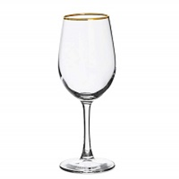 SET X 6 COPAS VINO IBIZA GOLD 25610092 1