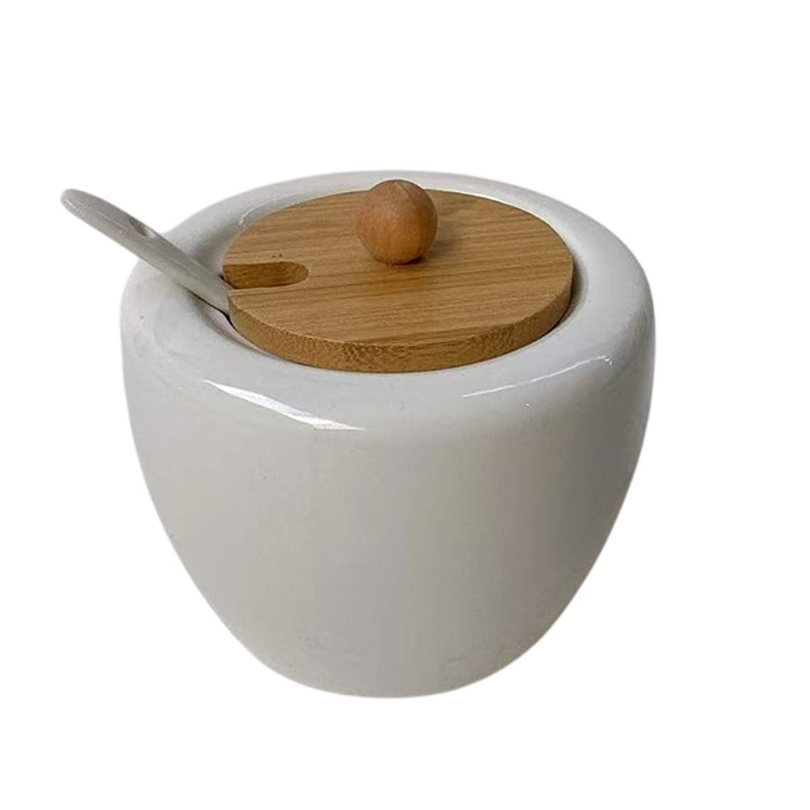 AZUCARERA C/CUCHARITA Y T/MADERA 370 GR BY059 (OCS) 1