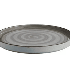 PLATO TENDIDO 20.4 CM RUSTIC ARTISAN GRIS PA1607992012