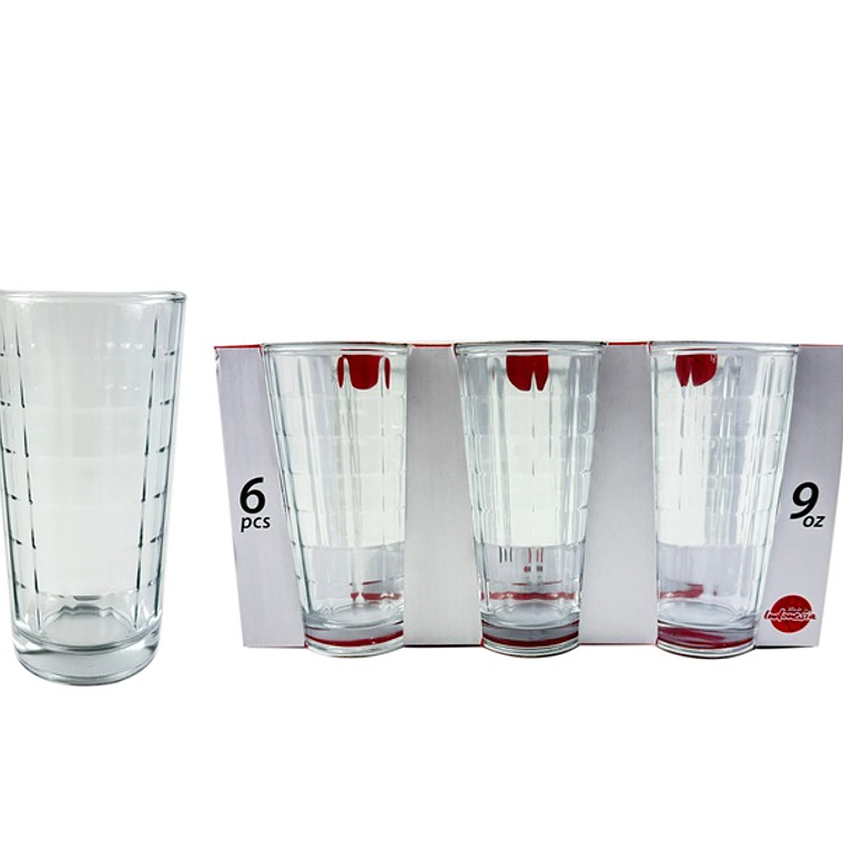 SET X 6 VASOS LABRADO OTTO/OVERETTA MT12-90/3-2GWP 1