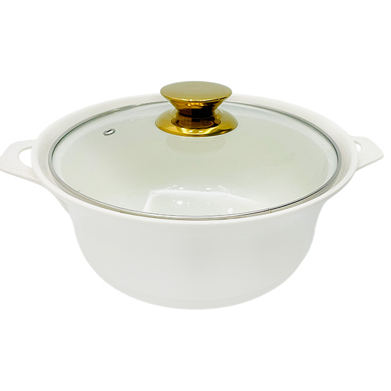 CACEROLA BLANCO C/TAPA 2.3 LT SR10173 (OCS) 1