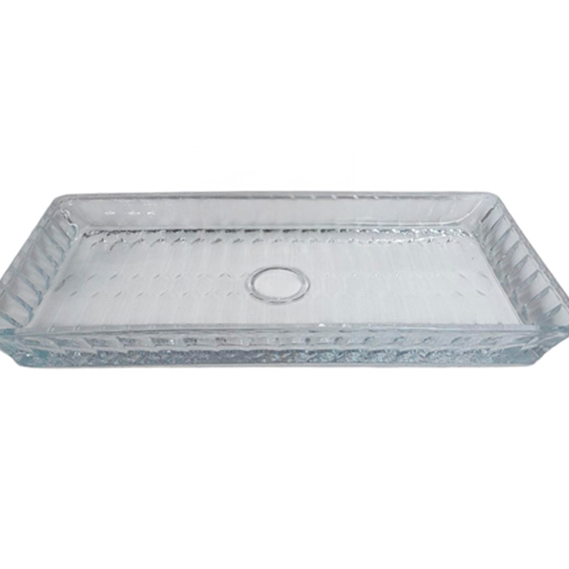 FUENTE RECTANG. VIDRIO OLD 33x16 CM OCT-P156114E-1 1