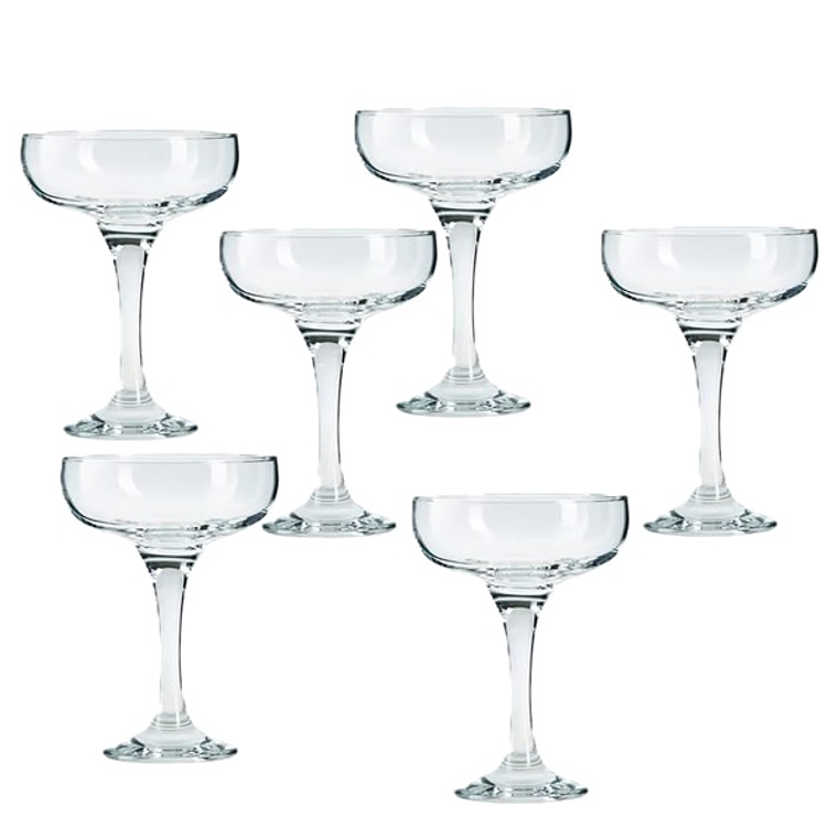 SET X 6 COPAS MISKET CHAMPAGNE 235CC LV-MIS550F 1