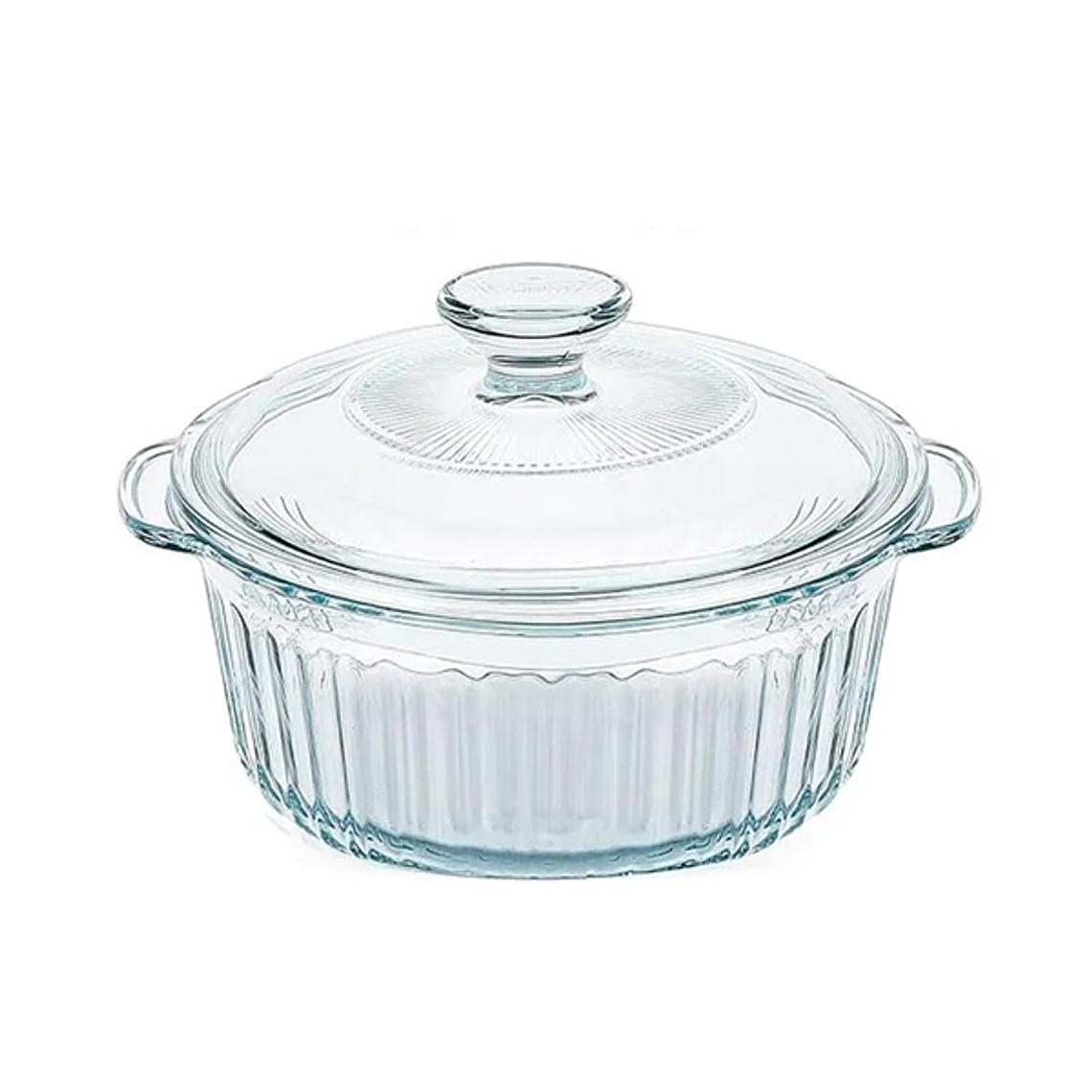 CACEROLA VIDRIO BOROSILICATO REDONDA P/HORNEAR 1.6L  #GC-1600 1