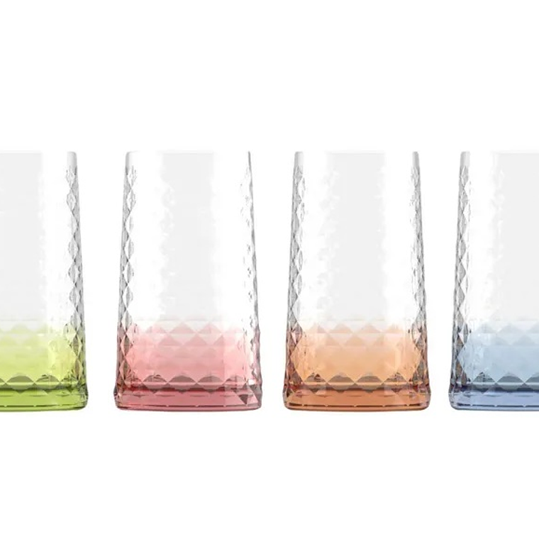 VASO CAIRO BEBIDAS MIX COLOR  X 4 0922CF4SC  1