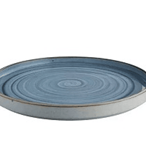 PLATO TENDIDO 20.4 CM RUSTIC ARTISAN AZUL PA1604992012