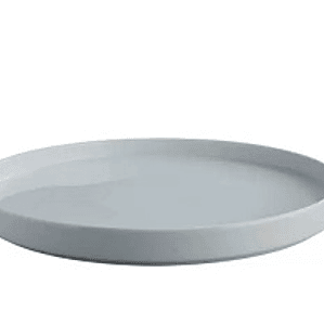 PLATO TENDIDO 20.4 CM RUSTIC BLANCO PA1101992012