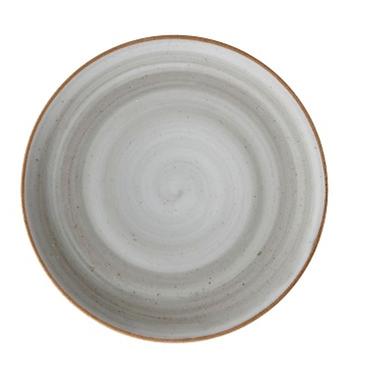 PLATO TENDIDO COUPE 28.4 CM ARTISAN GRIS PA1607712812 1