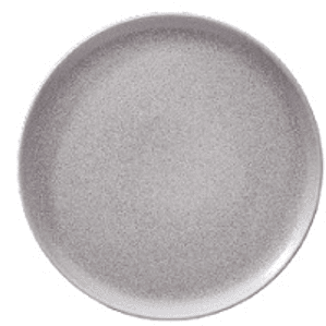 PLATO TENDIDO COUPE 28.5CM CONCRETO REACTI PA1810712812TALLER