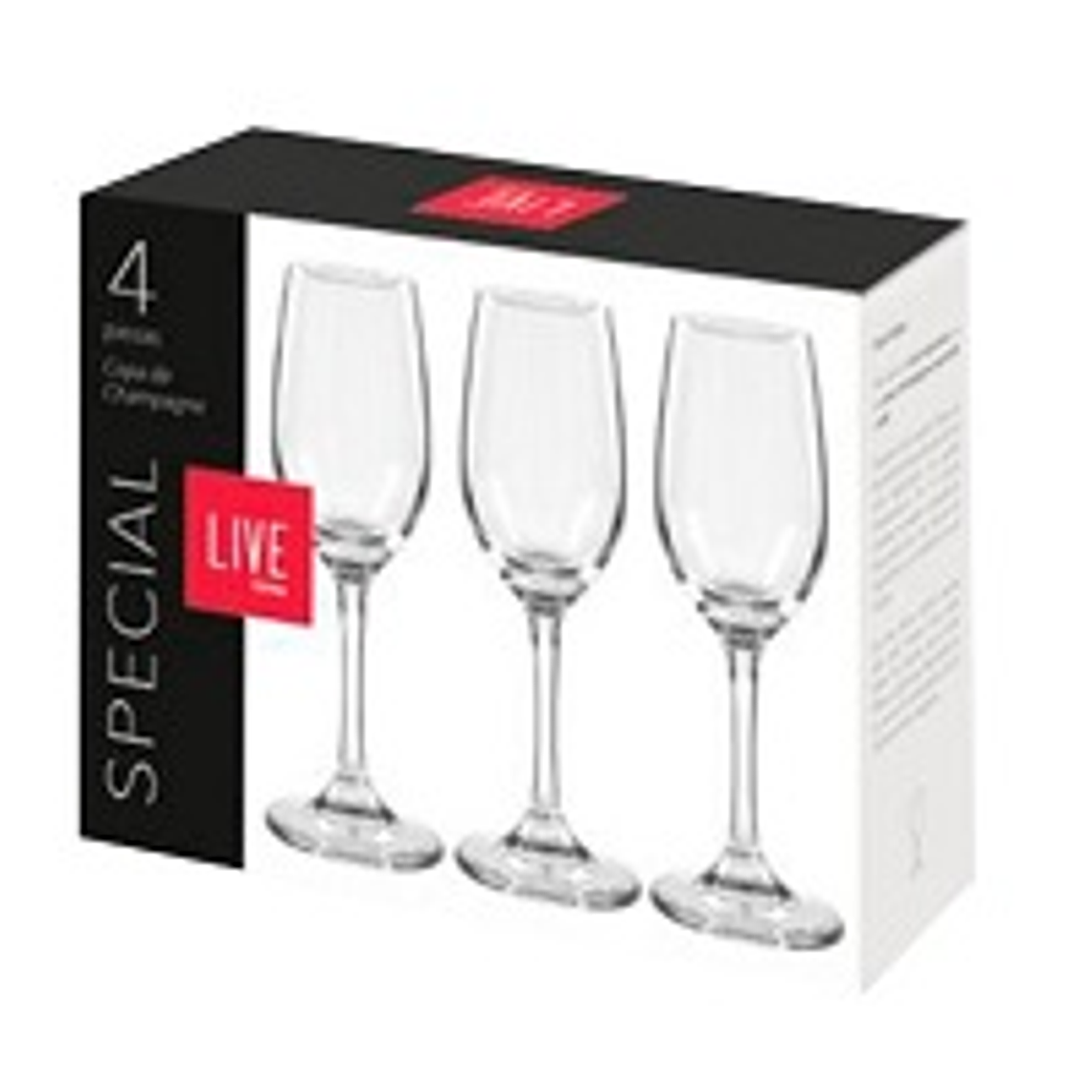 COPA BRUNELLO CHAMPAÑA ESTUCHE X 4 PZ LIVE 5470EL4UY 1