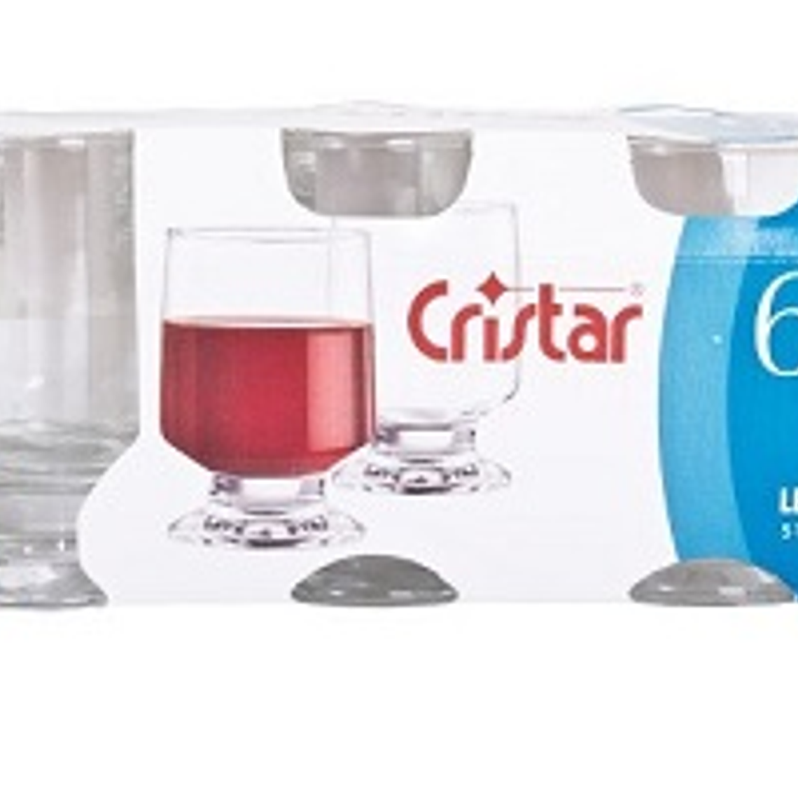 COPA CAN LISA LEX.VINO ROJO X6 5.75 OZ 0500CL6  1