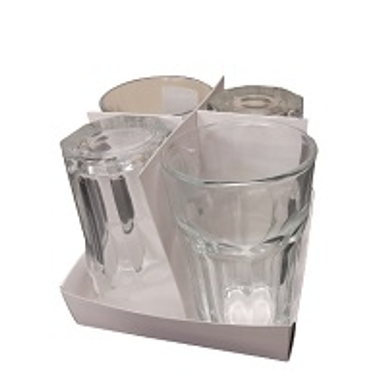JGO VASO X4PZ AV LISO LISBOA BEBIDAS 9.5OZ 0376 1