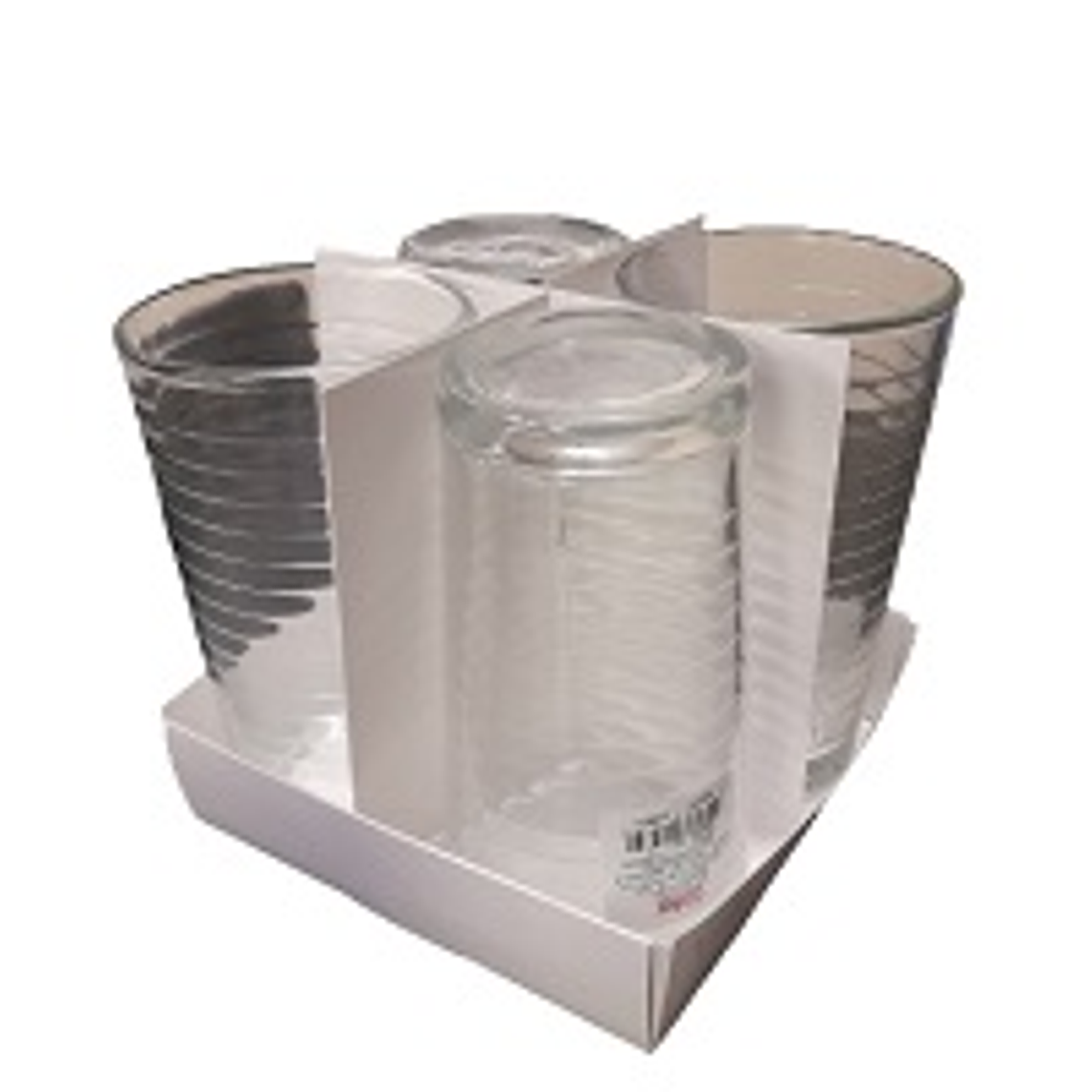 JGO VASO X4PZ AV LISO OPTICO 11.3OZ 0292 1
