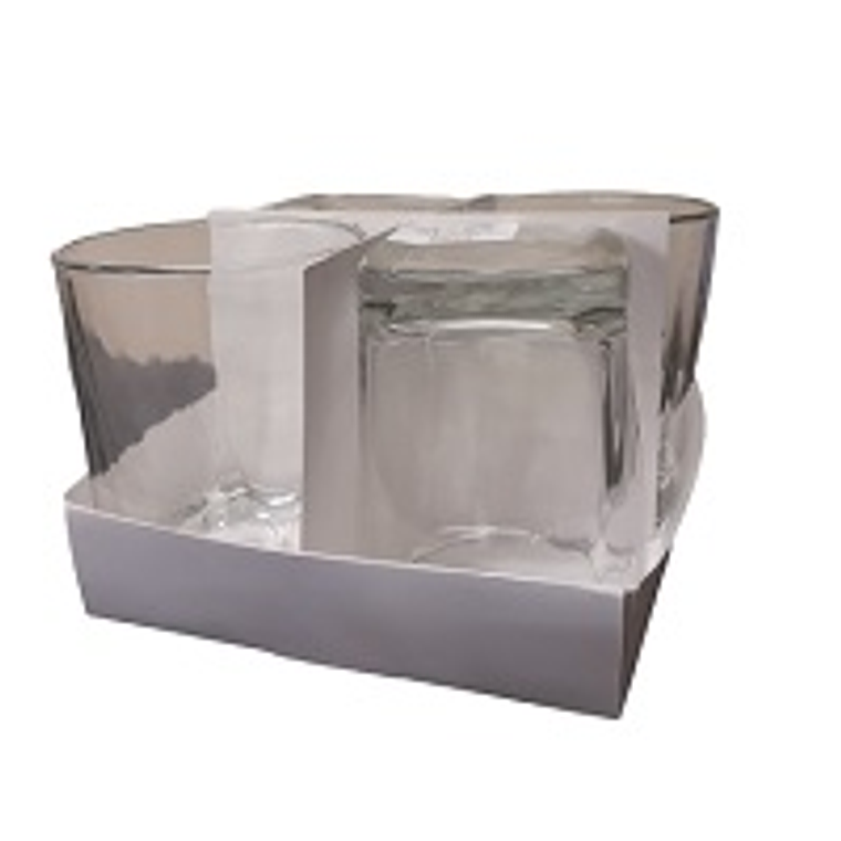 JGO VASO X4PZ AV LISO VERONA ROCK 11OZ 0668 1