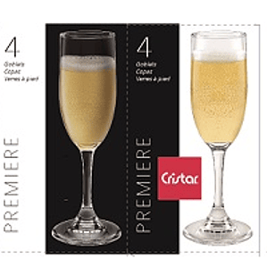 SET X 4 COPAS PREMIERE CHAMPAÑA  4640EL4HE 