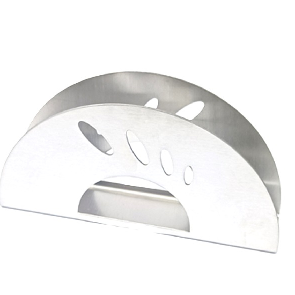 SERVILLETERO A/INOX MEDIA LUNA ACERO  15x7.5CM  BZT2045 1