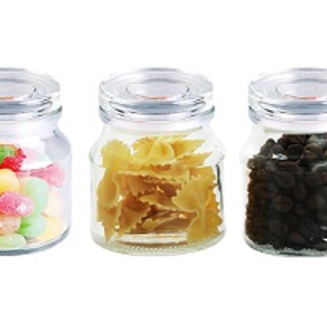SET 3 FRASCO DE VIDRIO 150 ML  # 10603000   901 1