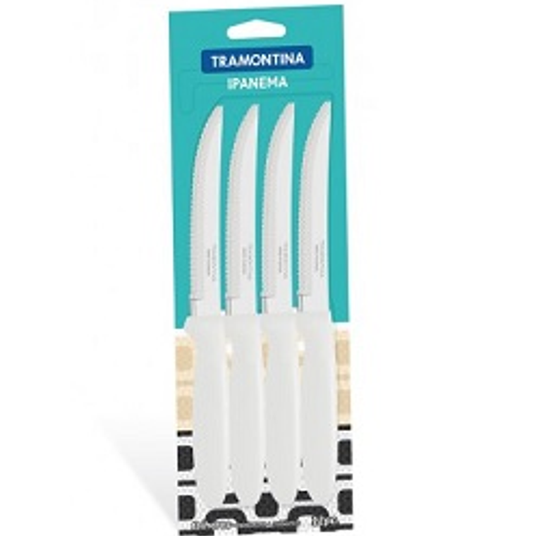 CUCHILLO ASADO IPANEMA BLANCO X 12 PZ 23360/985  1