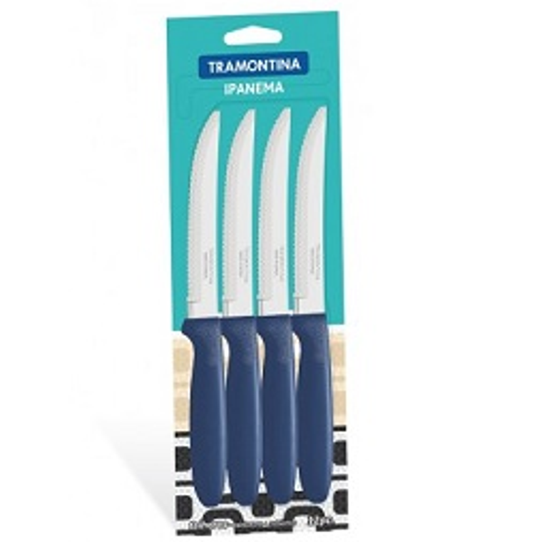 CUCHILLO ASADO IPANEMA X 12 PZS M/AZUL 23360/915 1