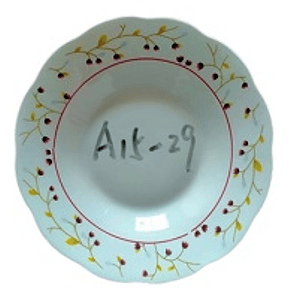 PLATO HONDO LOZA 9\ MOD. A15-29          737